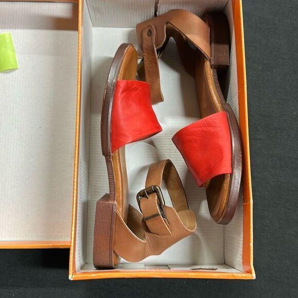 Miz Mooz Shoes - New Miz Mooz Moore Scarlet Ankle Strap Open Toe Sandals 39